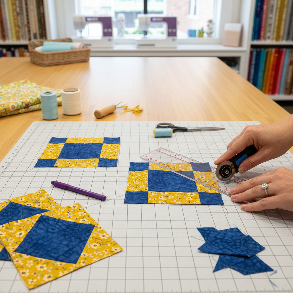 No More Skewed Seams! The Secret to Perfect Half-Square Triangles Every Time